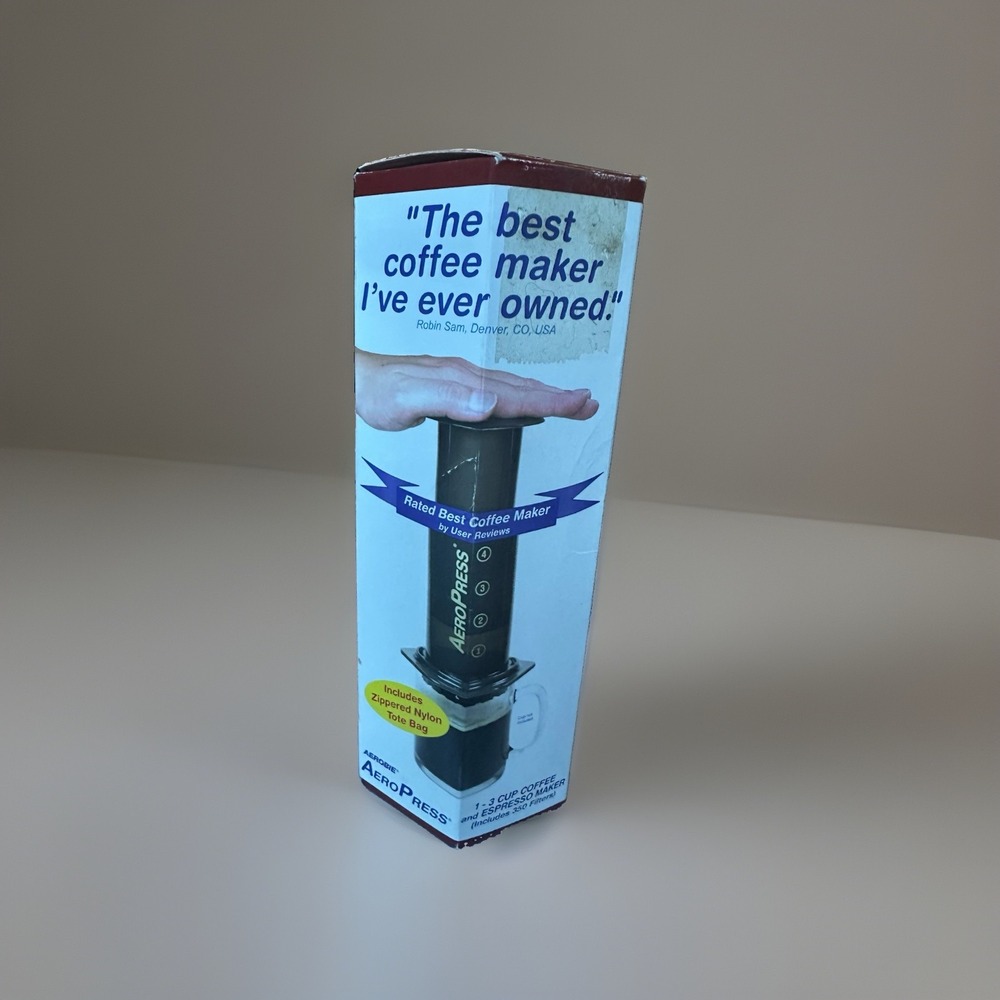 NIB AeroPress 1-3 Cups Coffee Press Coffee Espresso Cold Brew Portable Travel